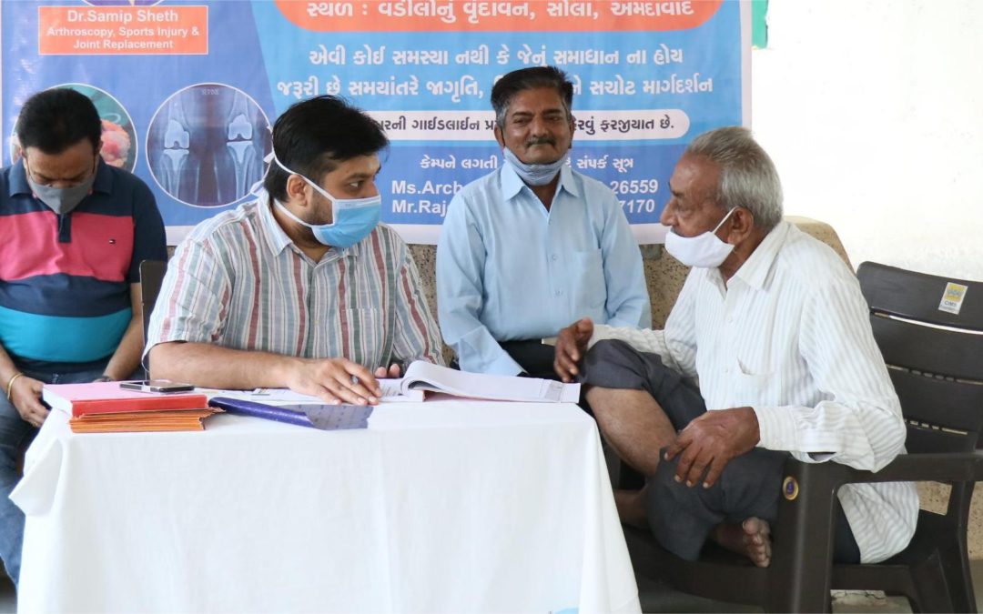 Orthopaedic Diagnostic Camp by Marengo Asia Foundation at Vadilonu Vrundavan, Ahmedabad